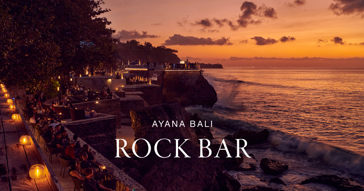 Iconic Cliffside Sunset Experience | AYANA Bali's Rock Bar